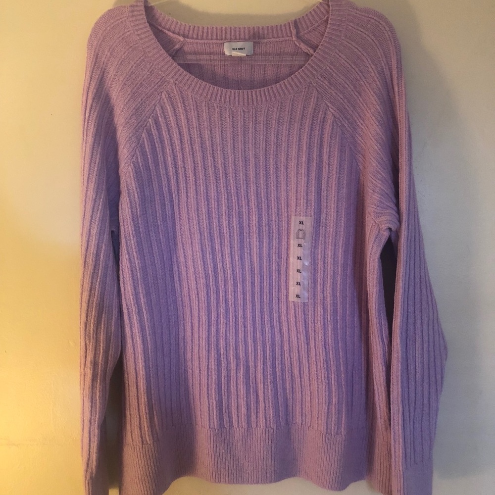 NWT Lavender Scoop Neck Sweater